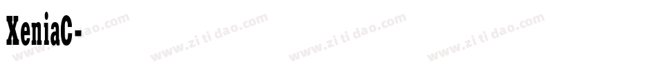 XeniaC字体转换