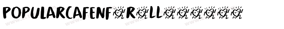PopularCafeNf-r8LL字体转换