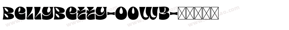 BellyBetty-O0W3字体转换
