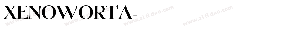 XENOWORTA字体转换