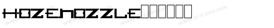 HOZENOZZLE字体转换