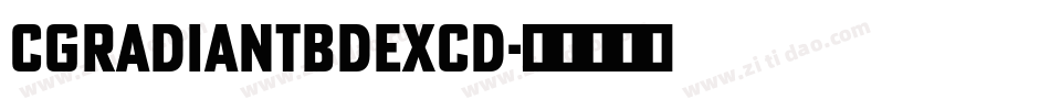 CgRadiantBdExCd字体转换