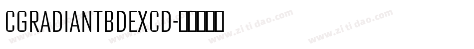 CgRadiantBdExCd字体转换