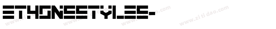EthonsStyles字体转换