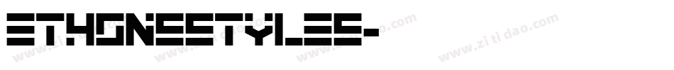 EthonsStyles字体转换