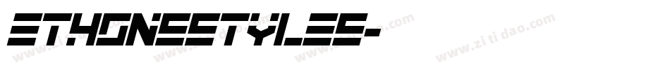 EthonsStyles字体转换