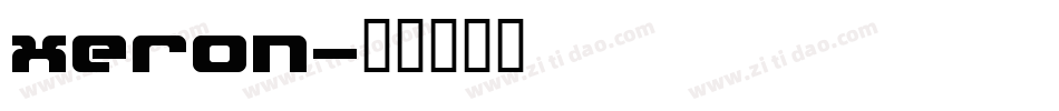 Xeron字体转换