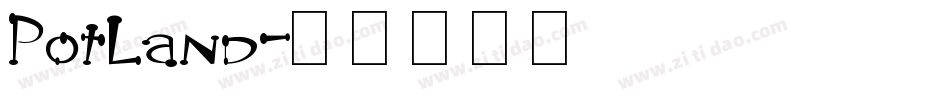 PotLand字体转换