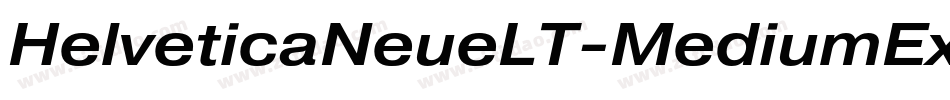 HelveticaNeueLT-MediumExtObl字体转换