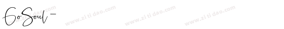 GoSoul字体转换