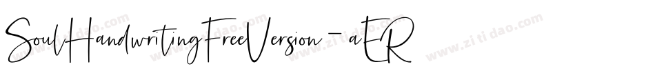 SoulHandwritingFreeVersion-aER5字体转换