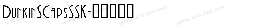 DunkinSCapsSSK字体转换