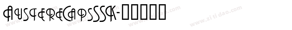 AustereCapsSSK字体转换