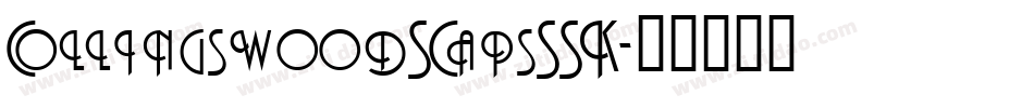 CollingswoodSCapsSSK字体转换
