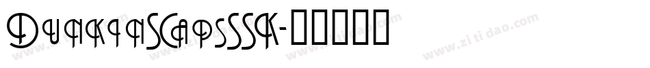 DunkinSCapsSSK字体转换