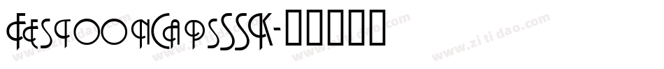 FestoonCapsSSK字体转换