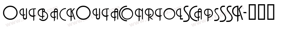 OutbackOutaConrtolSCapsSSK字体转换
