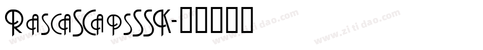 RascaSCapsSSK字体转换