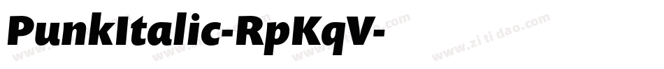 PunkItalic-RpKqV字体转换
