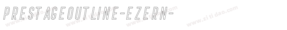 PrestageOutline-eZeRn字体转换