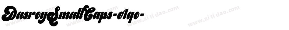 DasroySmallCaps-o1qo字体转换