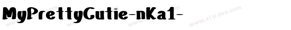 MyPrettyCutie-nKa1字体转换