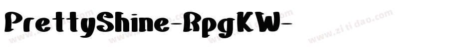 PrettyShine-RpgKW字体转换