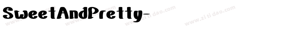 SweetAndPretty字体转换