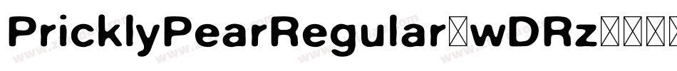 PricklyPearRegular-wDRz字体转换