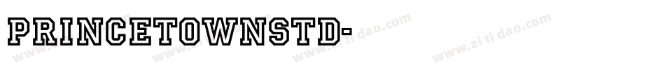 PrincetownStd字体转换
