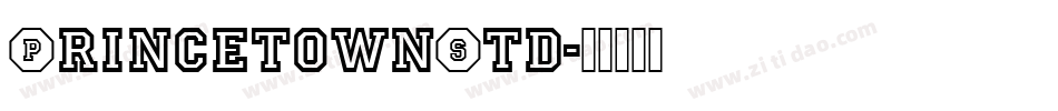 PrincetownStd字体转换