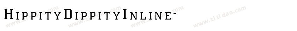 HippityDippityInline字体转换