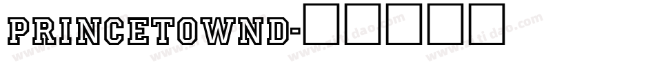 PrincetownD字体转换