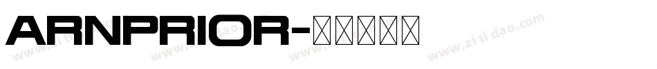 arnprior字体转换
