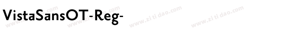 VistaSansOT-Reg字体转换