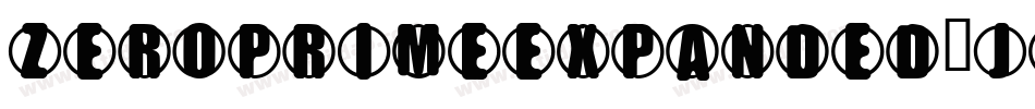 ZeroPrimeExpanded-jEZLO字体转换