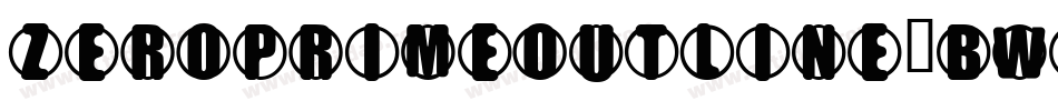 ZeroPrimeOutline-BWBjB字体转换