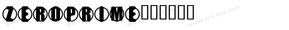 zeroprime字体转换
