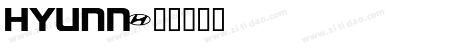 HYUNN字体转换