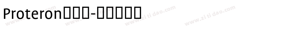 Proteron转换器字体转换