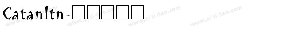 Catanltn字体转换