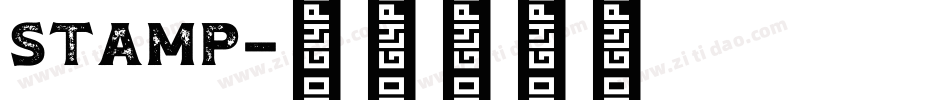 Stamp字体转换