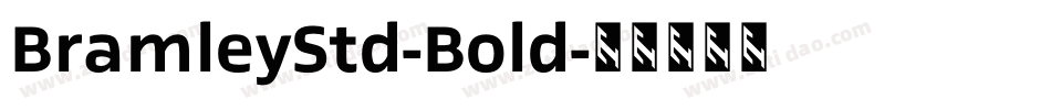 BramleyStd-Bold字体转换