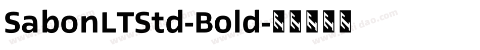 SabonLTStd-Bold字体转换