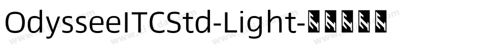 OdysseeITCStd-Light字体转换