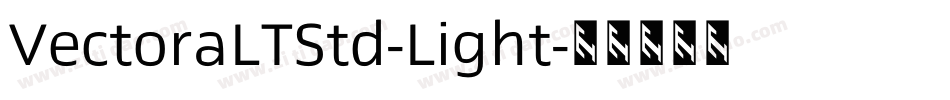VectoraLTStd-Light字体转换