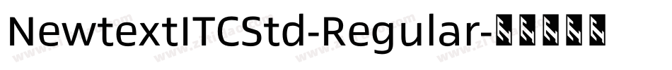 NewtextITCStd-Regular字体转换