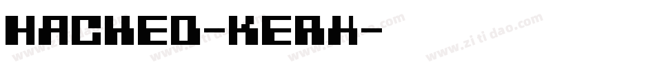 Hacked-KerX字体转换