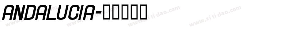 andalucia字体转换