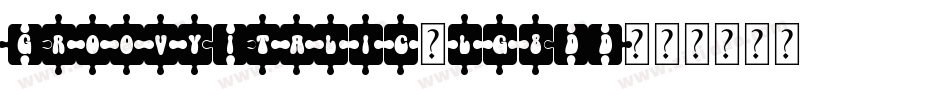 GroovyItalic-lg8DD字体转换
